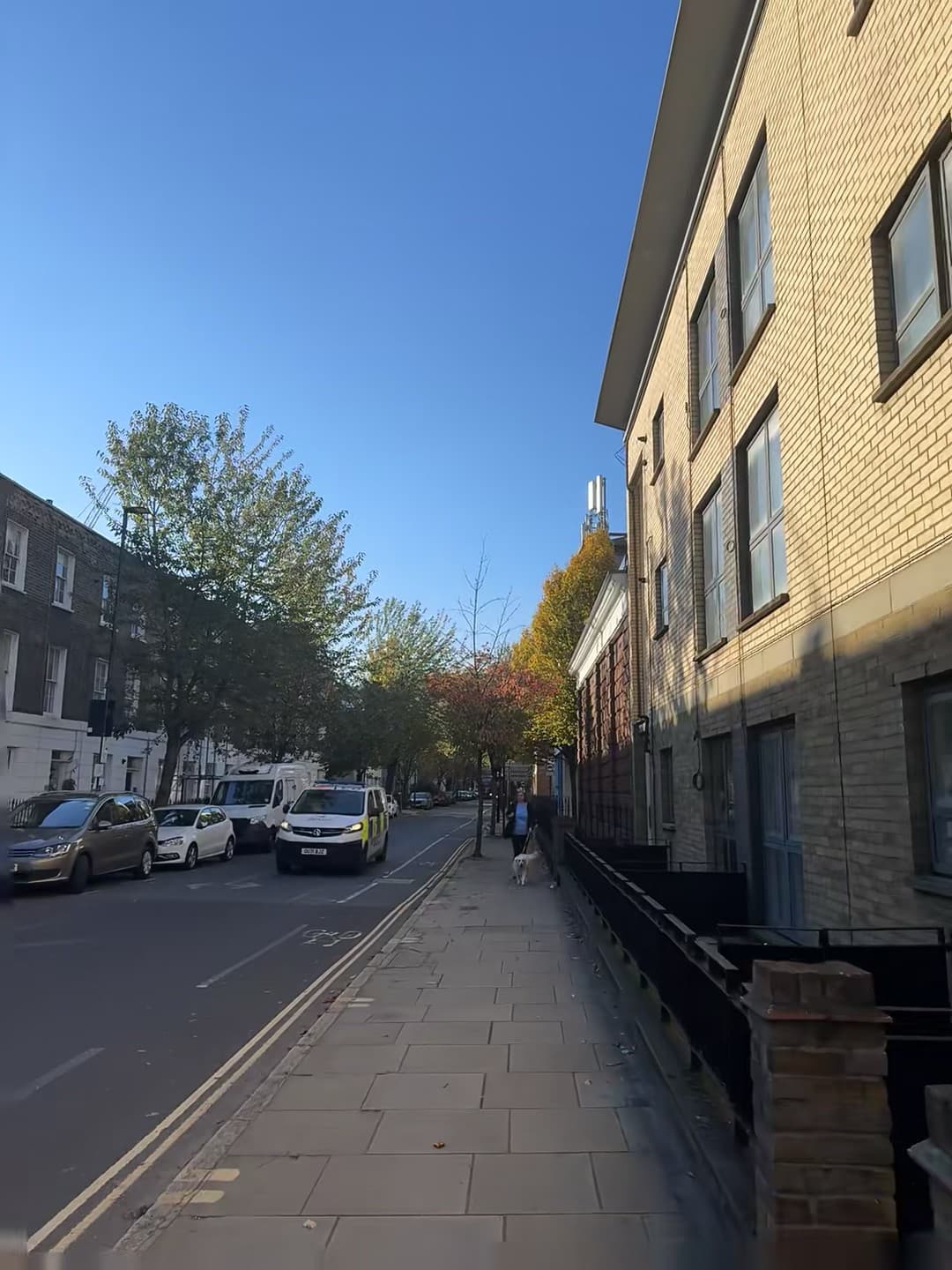 今天在Battersea的傍晚，路灯还没亮就先被这光温柔住了封面图
