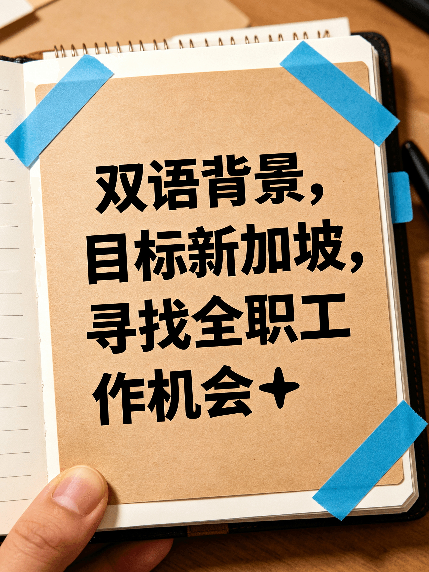 双语背景,目标新加坡,寻找全职工作机会➕封面图