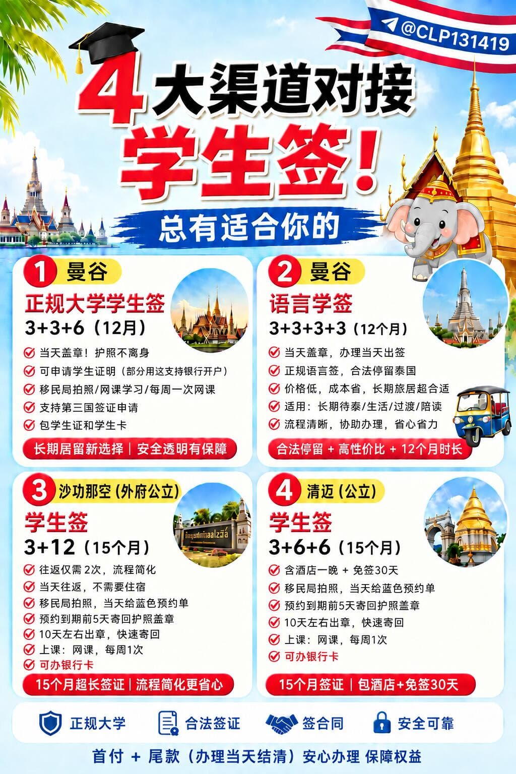 想在泰国长期生活？学生签4种方案封面图