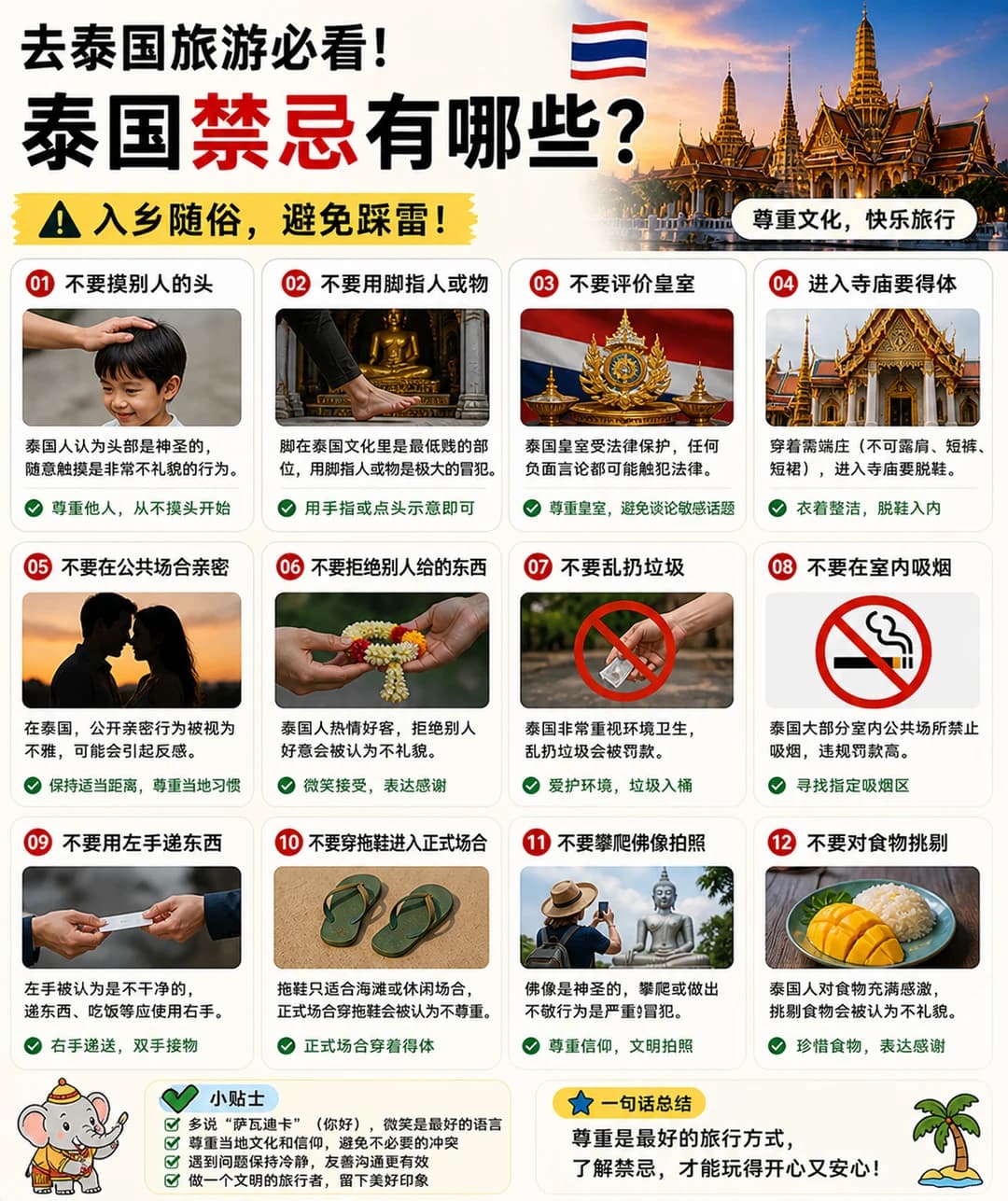 泰国最容易踩雷的行为（建议收藏）封面图