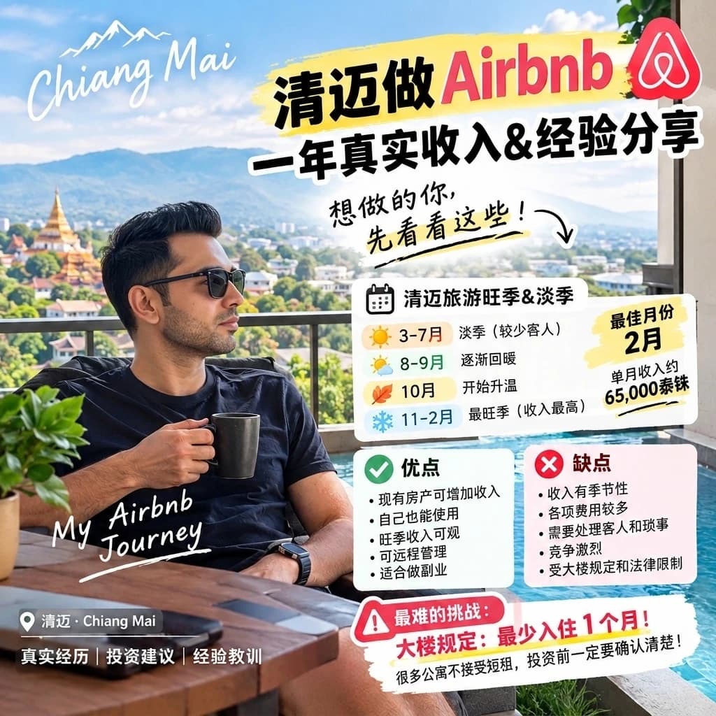 🏡 在清迈做 Airbnb 一年封面图