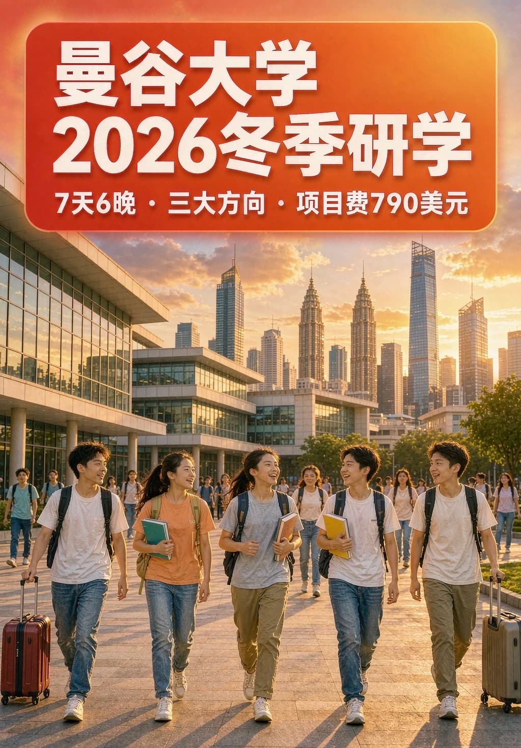 8-12年级冲!曼谷2026冬季研学来了!封面图