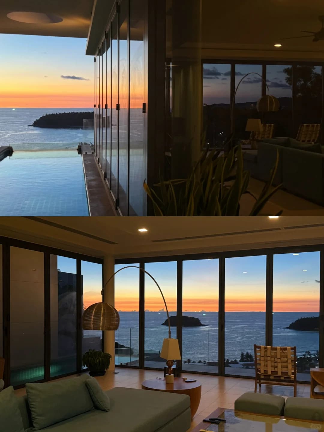 普吉岛住到超绝晚霞海景villa!!太浪漫了!💕封面图