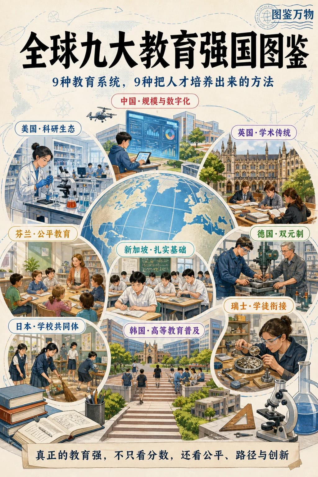 全球九大教育强国封面图