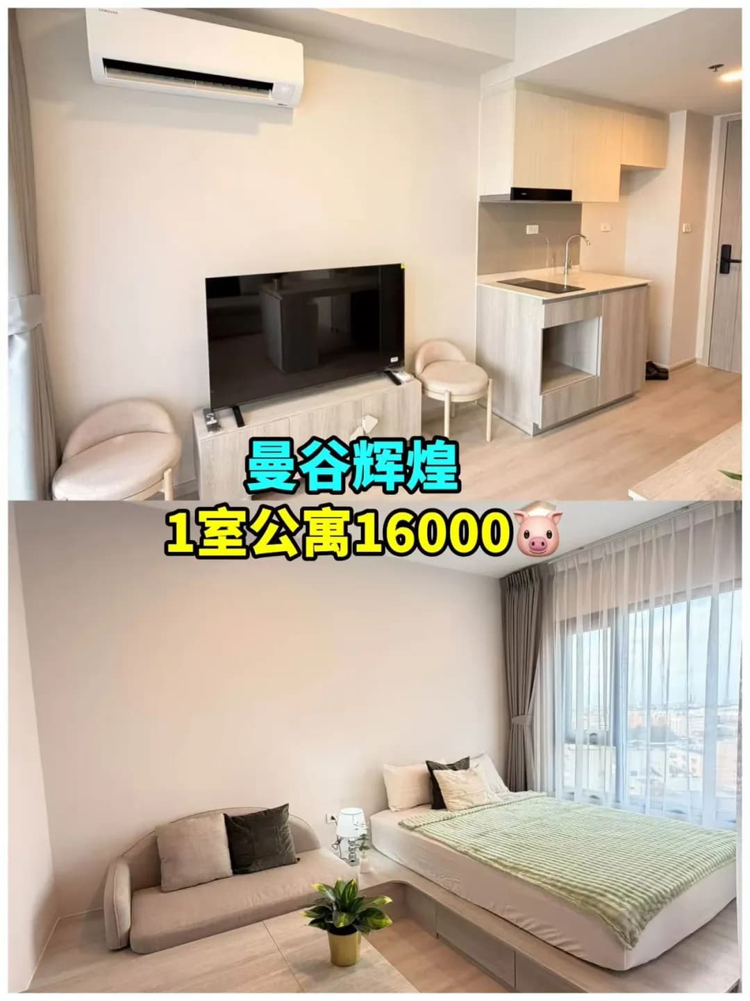 曼谷公寓|辉煌温馨开间独居小家封面图
