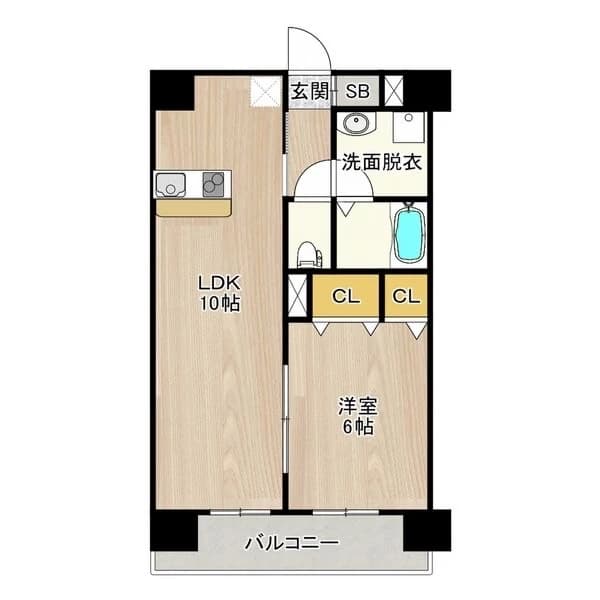 神户新神戸 · 南向阳光1LDK☀️封面图