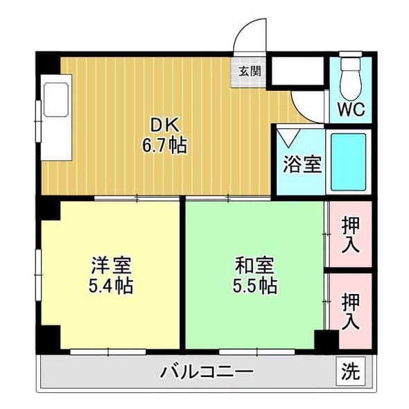 SPACIOUS 2DK APARTMENT NEAR STATION封面图