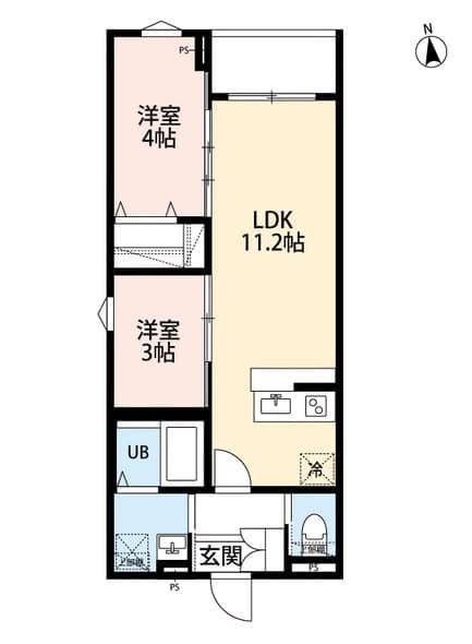2LDK Apartment for Rent in Edogawa, T封面图