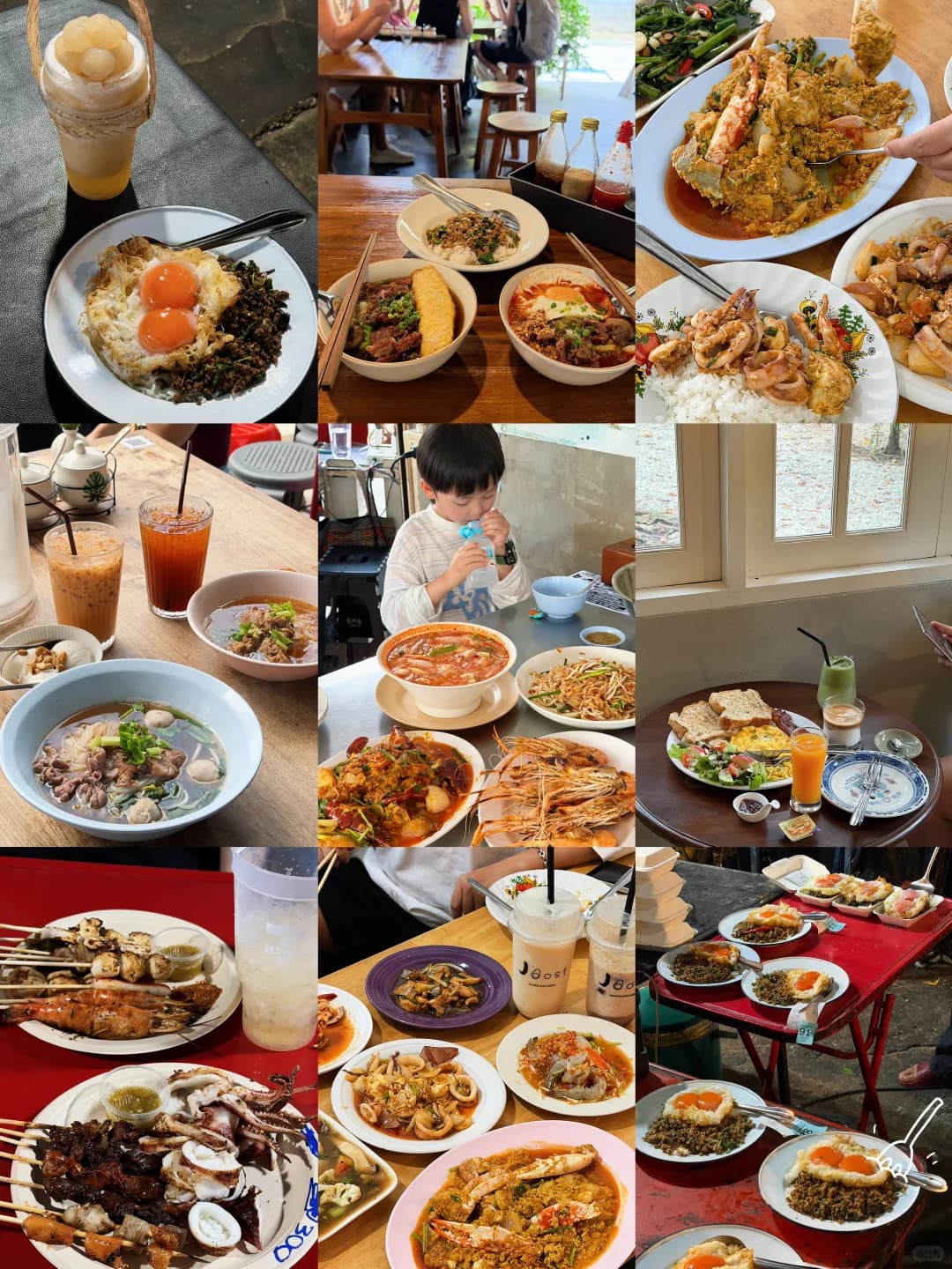 清迈旅居半月美食实测：打抛饭、咖喱蟹到平价烧烤，附排队与口味建议封面图