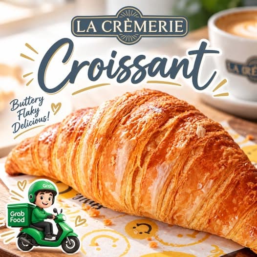 时间紧迫又嘴馋？GrabFood一键下单La Crèmerie美食直达家门封面图