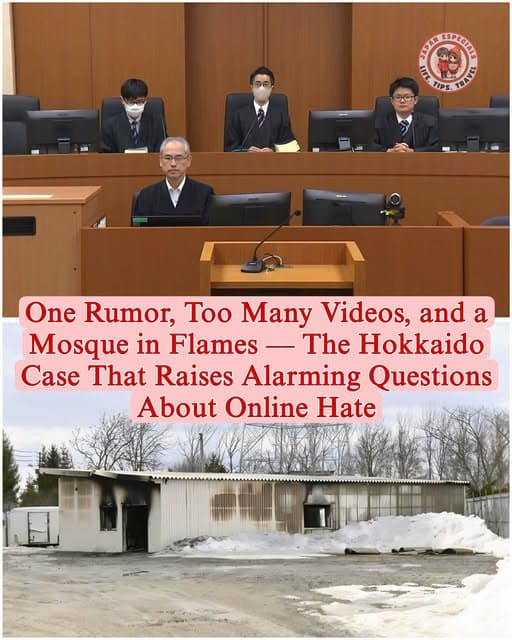 北海道江别市清真寺被纵火案宣判：被告受网络谣言影响，因怀疑外国人偷链锯而报复封面图