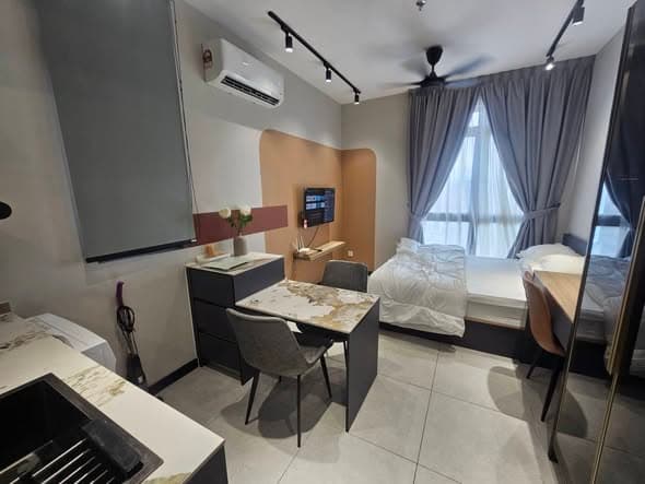 吉隆坡Jalan Ampang Neu Suites双钥匙公寓出租，精装Studio拎包入住封面图