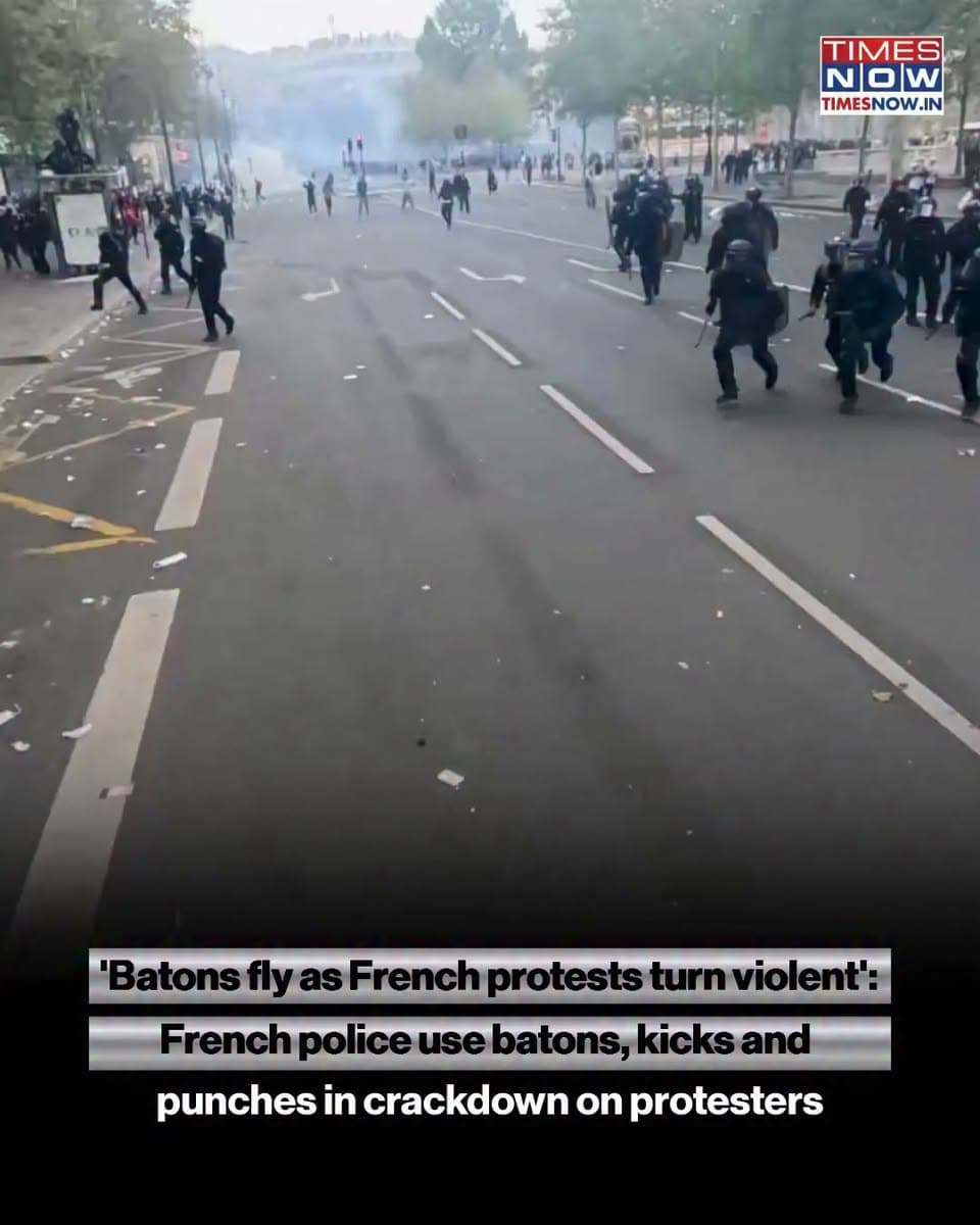 法国再掀抗议浪潮：多地爆发警民冲突，警方已逮捕超2300人封面图