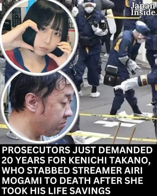 日本男主播为女主播借高利贷1.6万美元，见面后将其刺死，检方求刑20年封面图