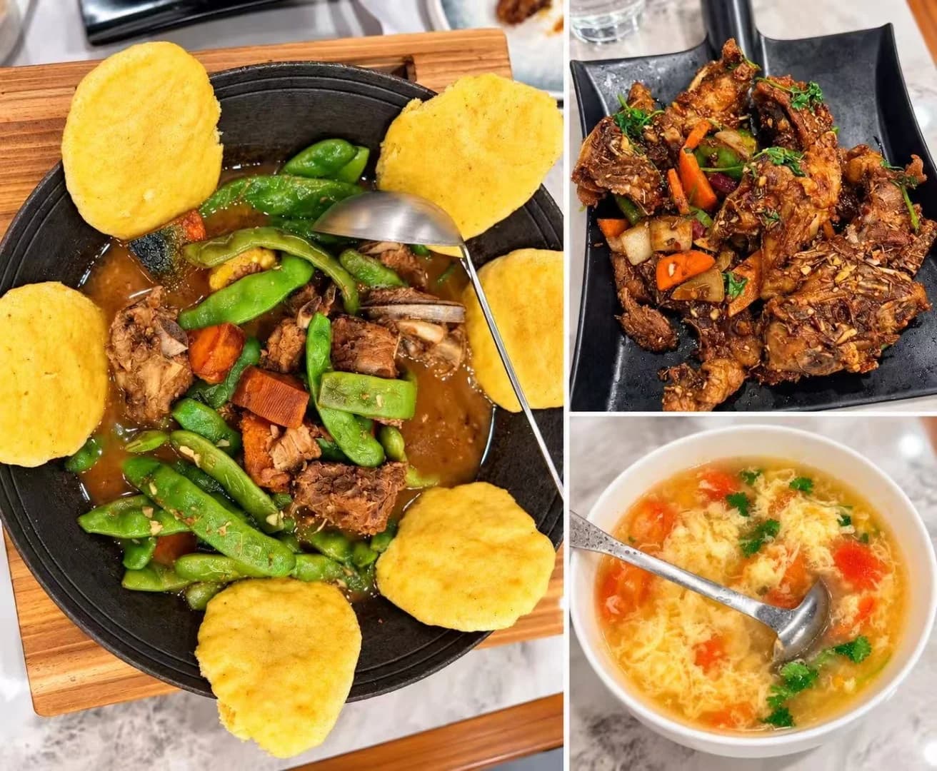 洛杉矶东北菜探店：关东大院铁锅炖配玉米饼，分量豪迈接地气 - 图片1