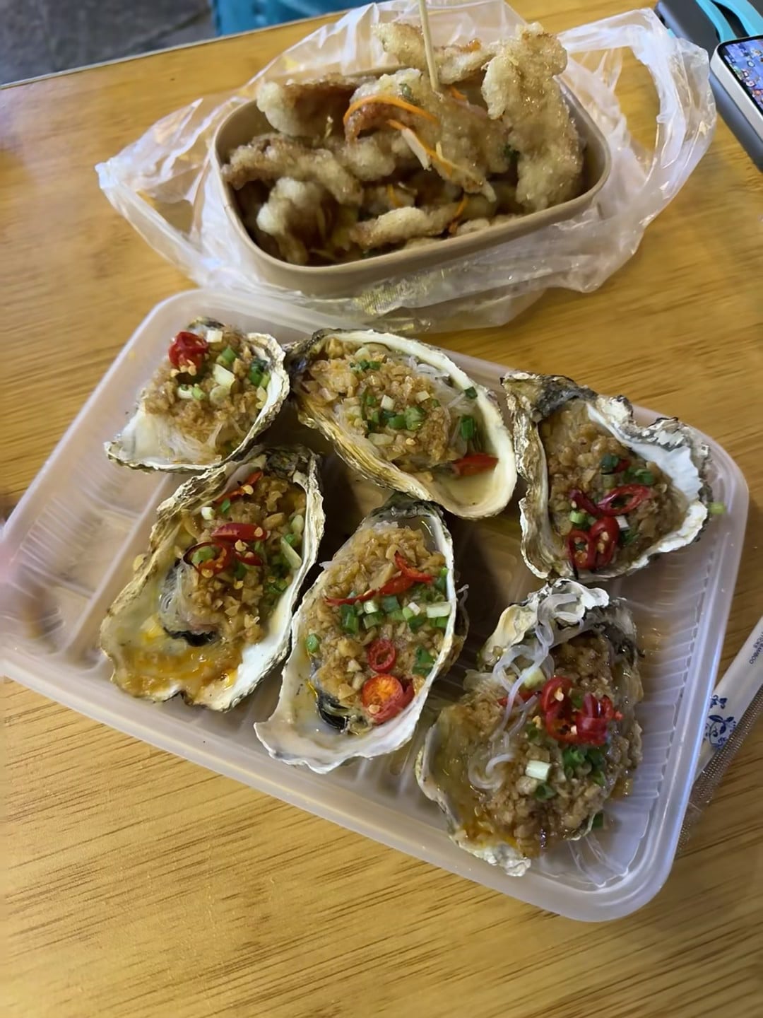 下班路上捡到的烟火气｜蒜蓉生蚝+炸物拼盘，5刀搞定！