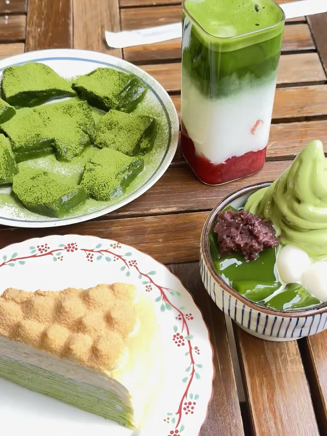 通勤路上拐进这家街角小店，抹茶控的日常救赎✨