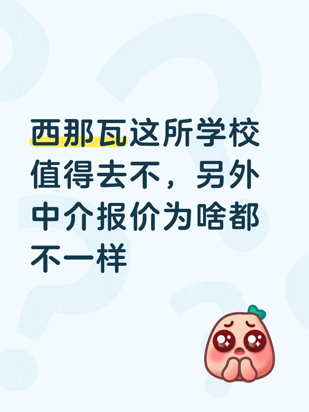 西那瓦如何啊，为啥报价区别那么大