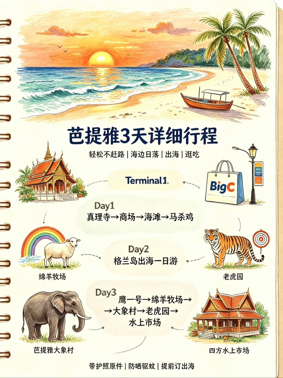 🇹🇭芭提雅3天超详细行程!