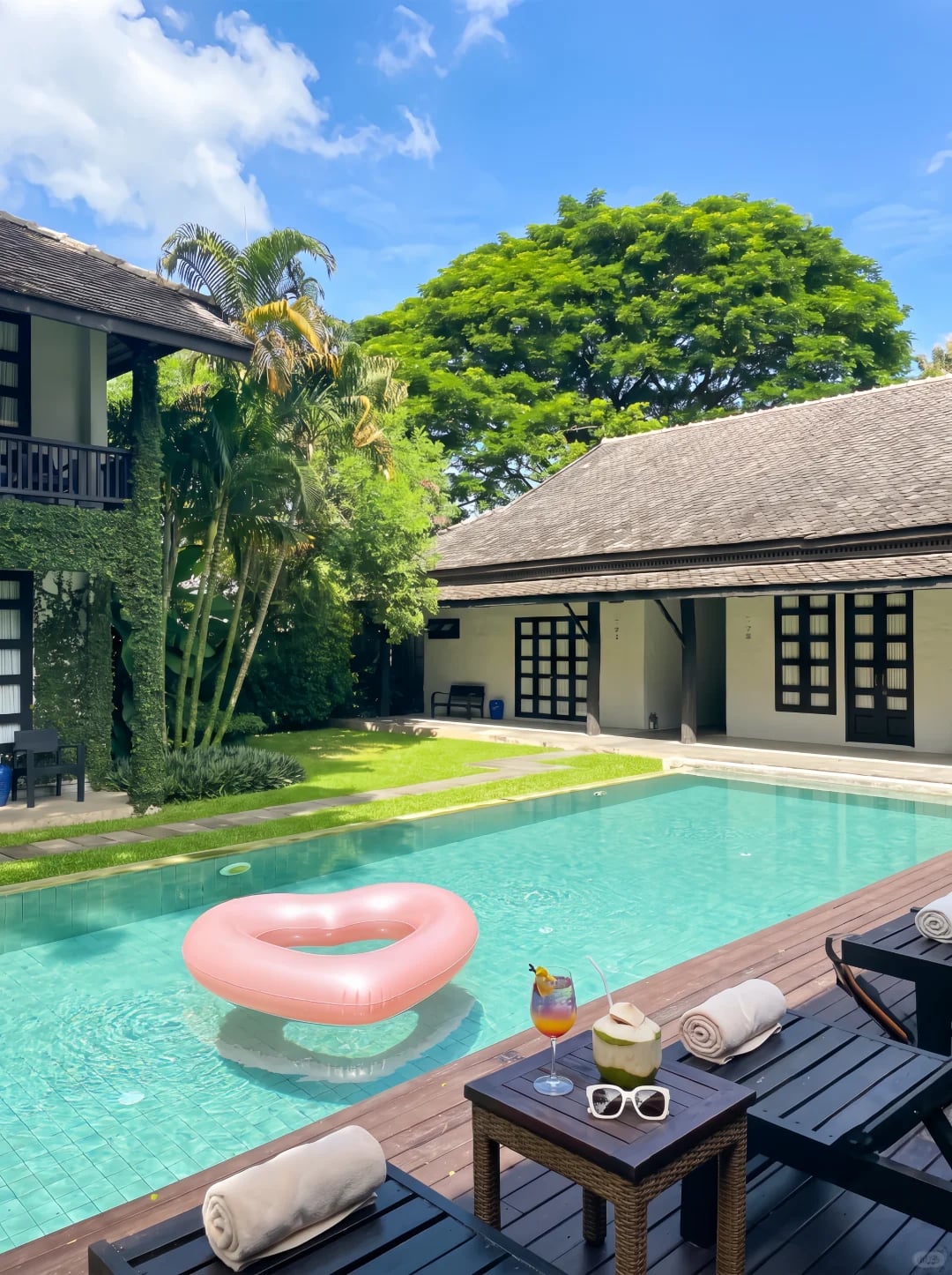 清迈｜兰纳风泳池 villa 太好住了