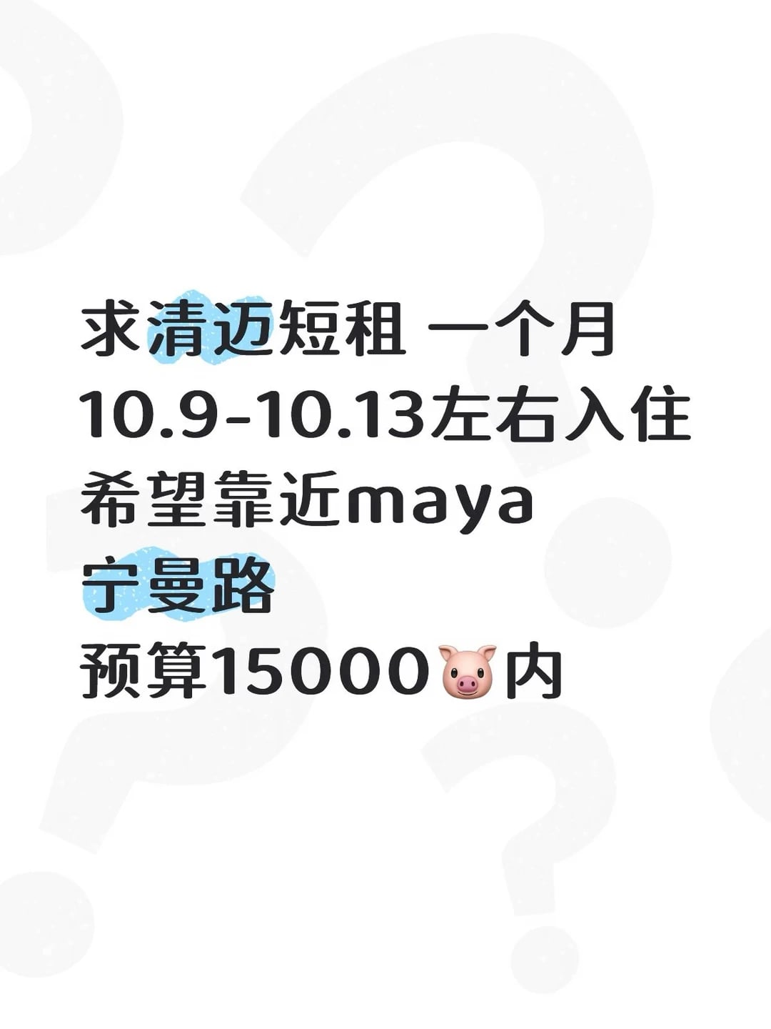 清迈的房东们！！！