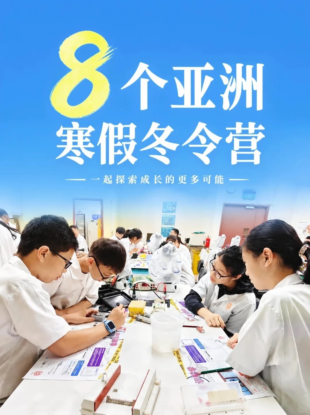 8个亚洲冬令营：7天收获满满成长🎉