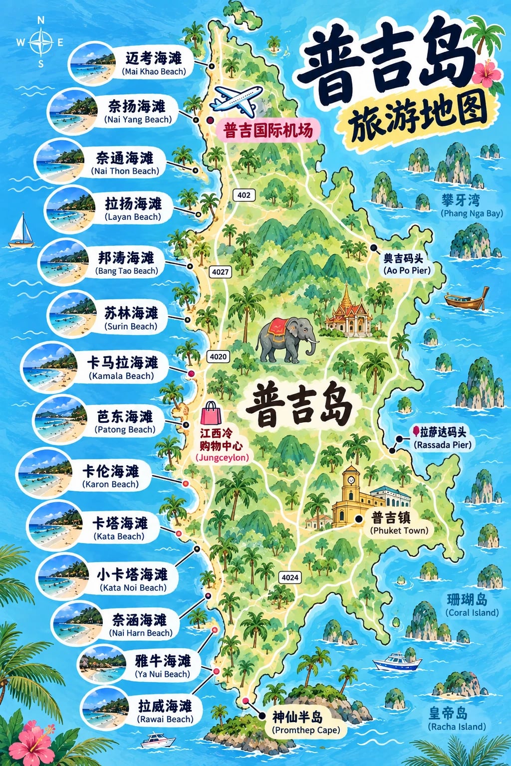 去了普吉八次！告诉你住卡塔、芭东还是卡伦