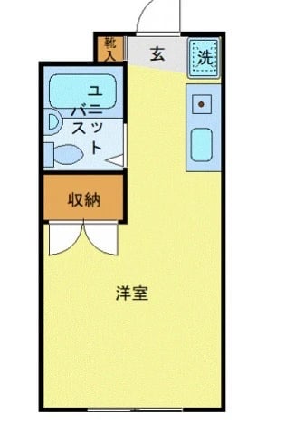 直达池袋19分16.8㎡6.6万带家具可海审