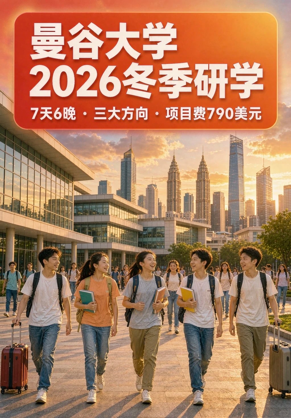 8-12年级冲！曼谷2026冬季研学来了！