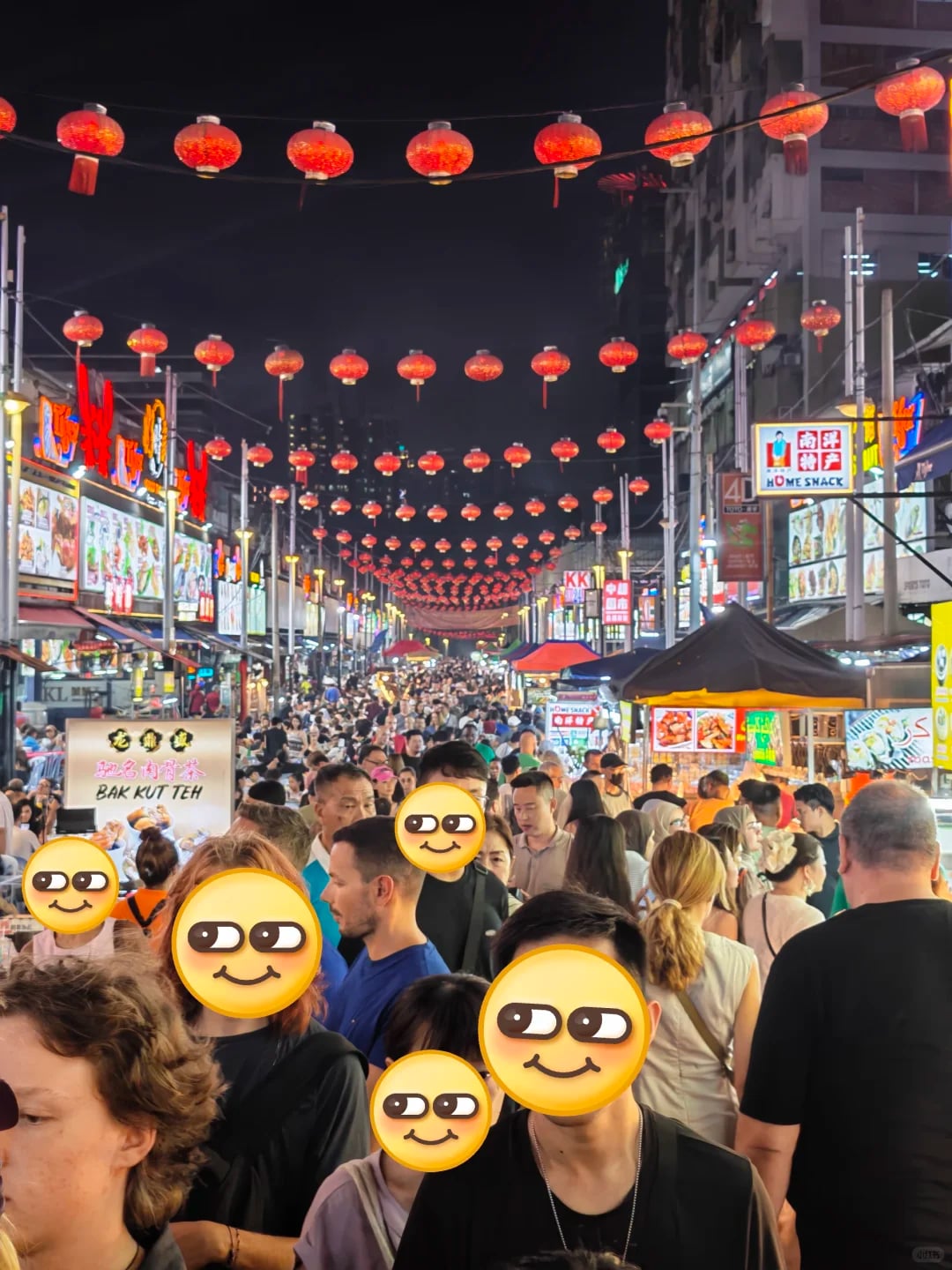 🇲🇾普通天的亚罗街也是人山人海