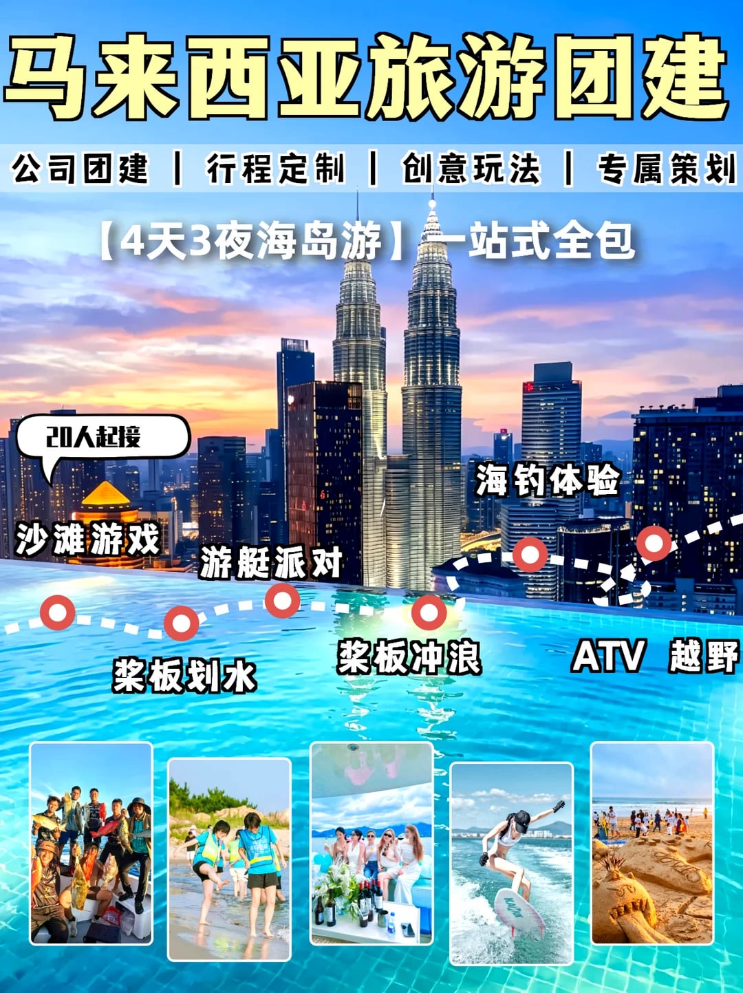马来西亚团建4天3夜怎么玩？HR看这篇就够了