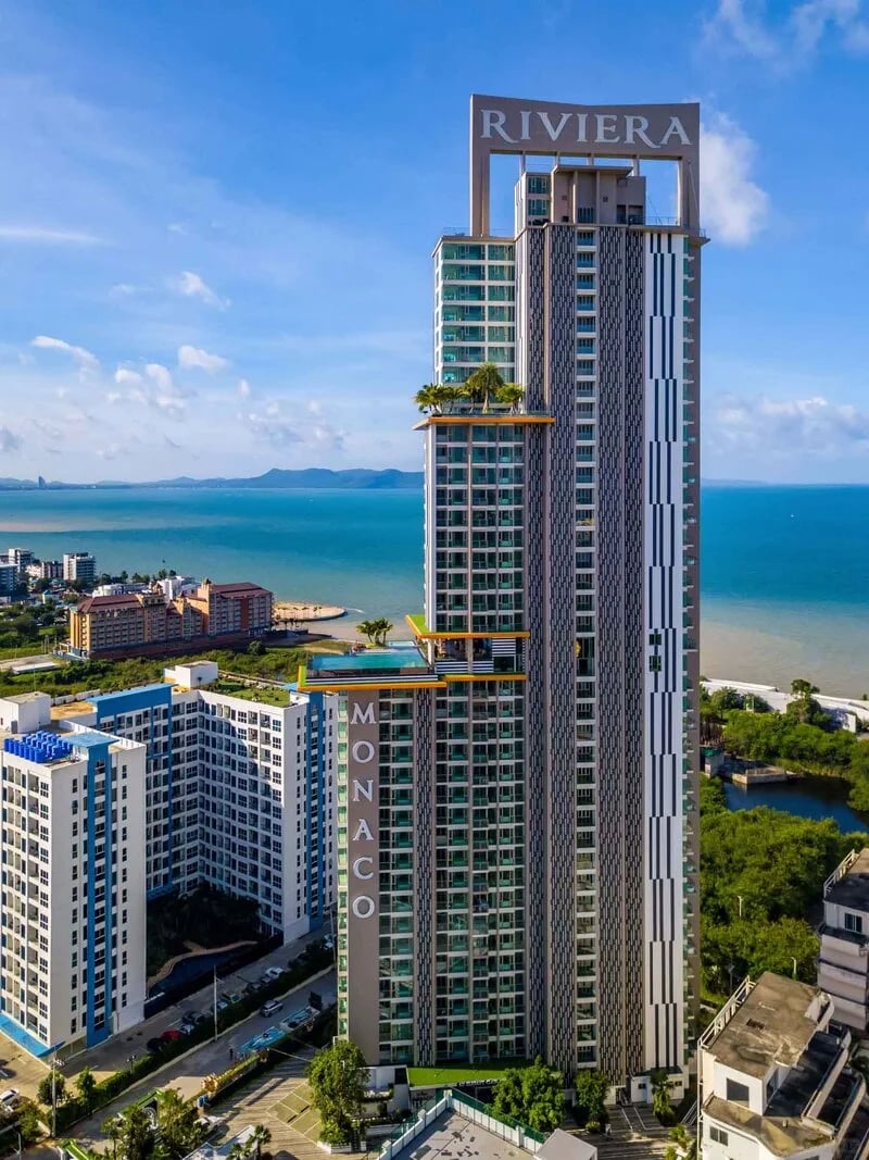 芭提雅里维拉海景房360w铢，中天海滩豪宅