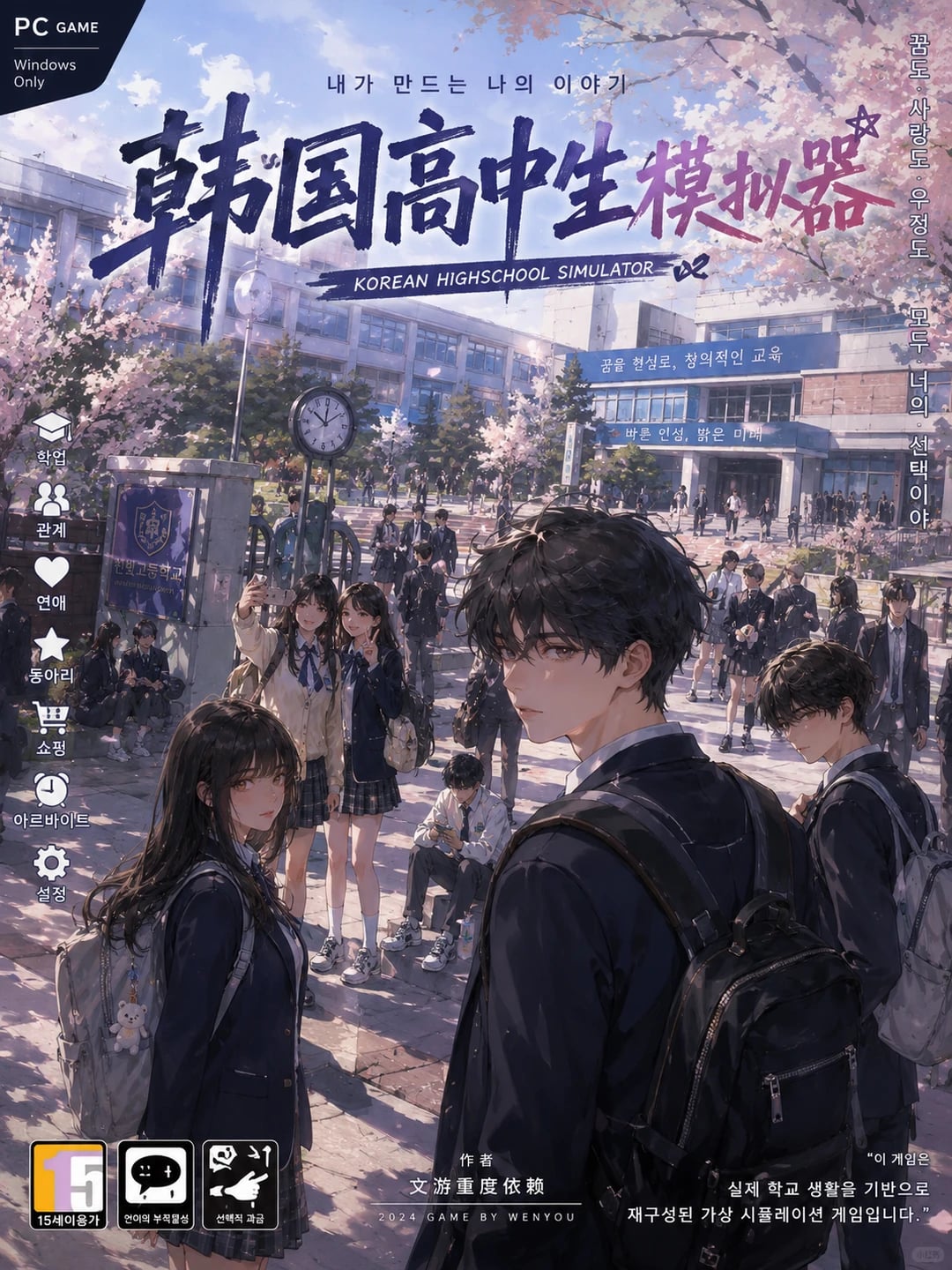 DS文游指令《韩国高中生模拟器》