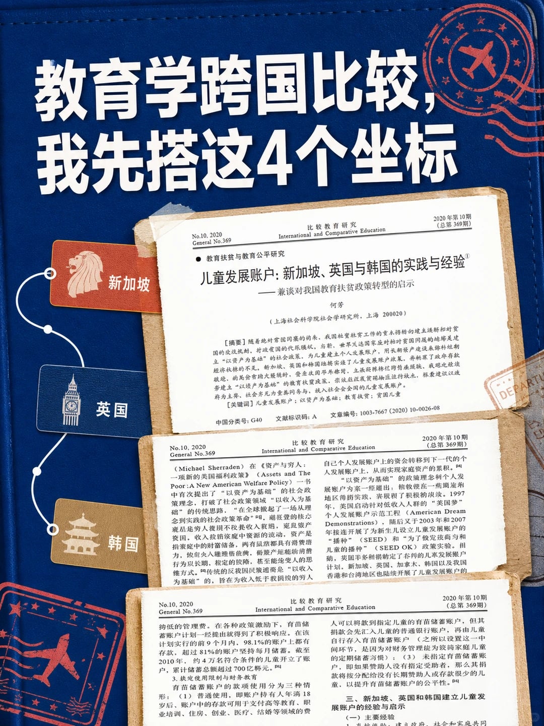 教育学跨国比较，我先搭这4个坐标