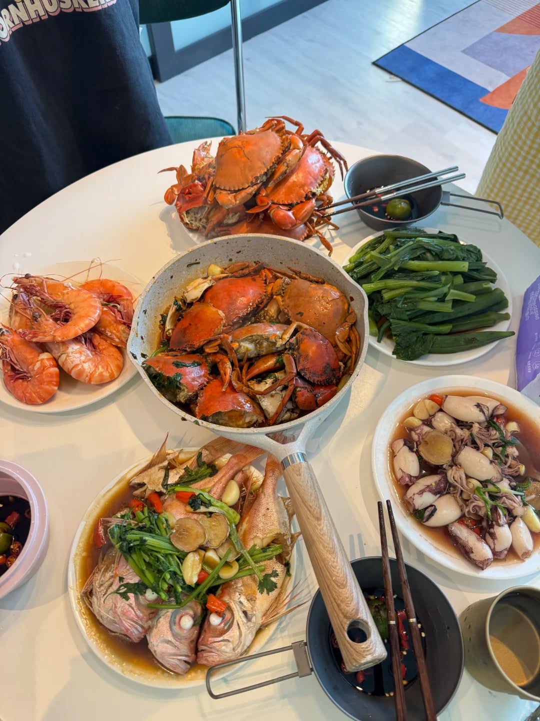 马来西亚之在亚庇JQ公寓做饭