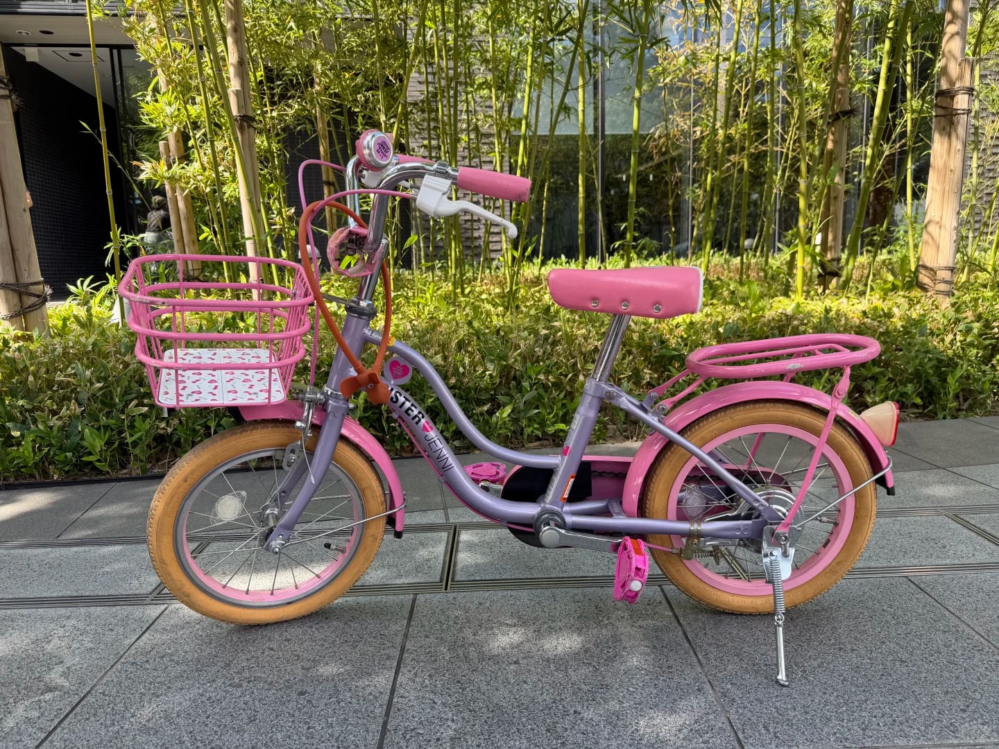 🇯🇵大阪｜出一辆粉紫色儿童自行车🚲
