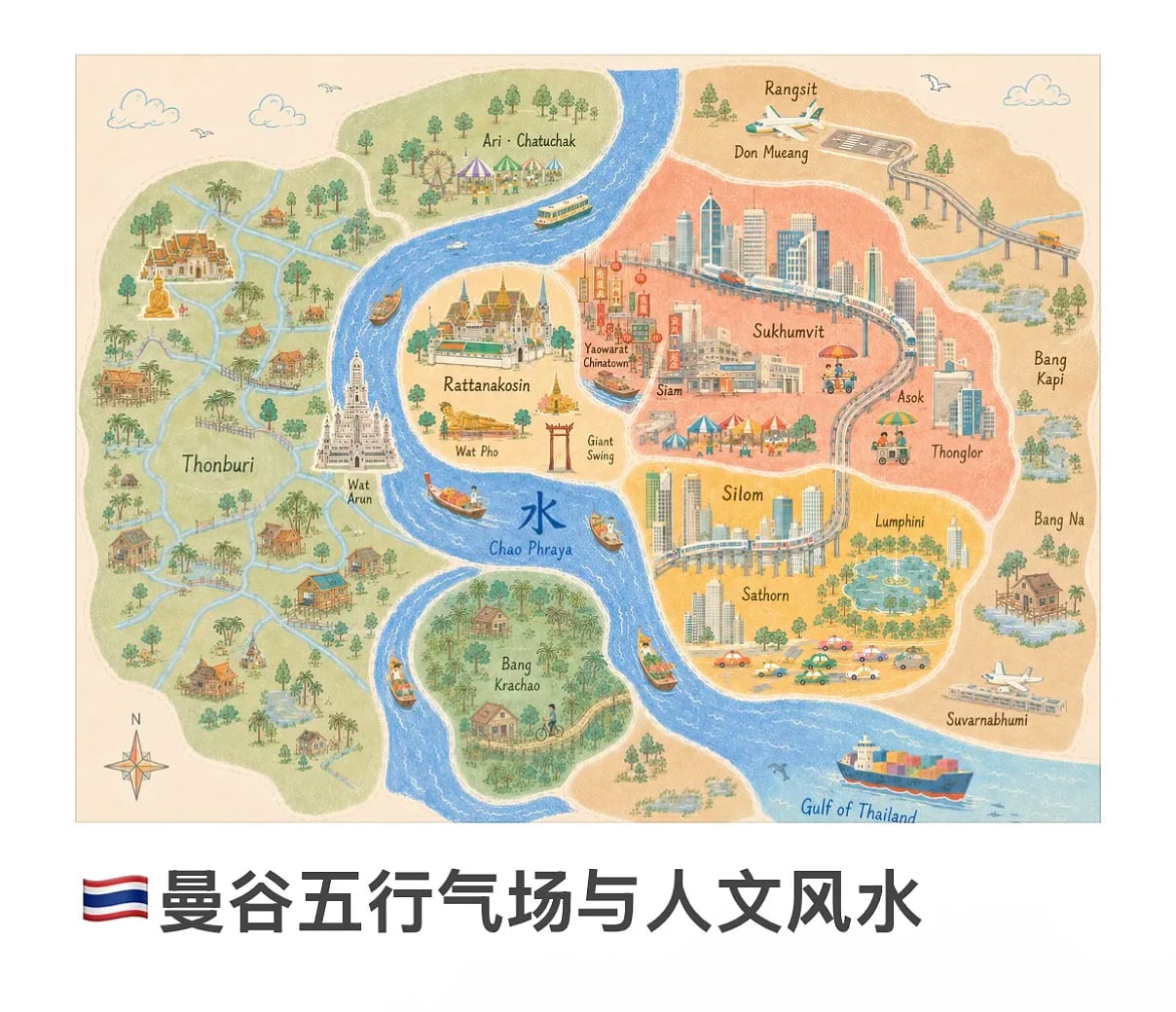 🇹🇭曼谷的风水五行