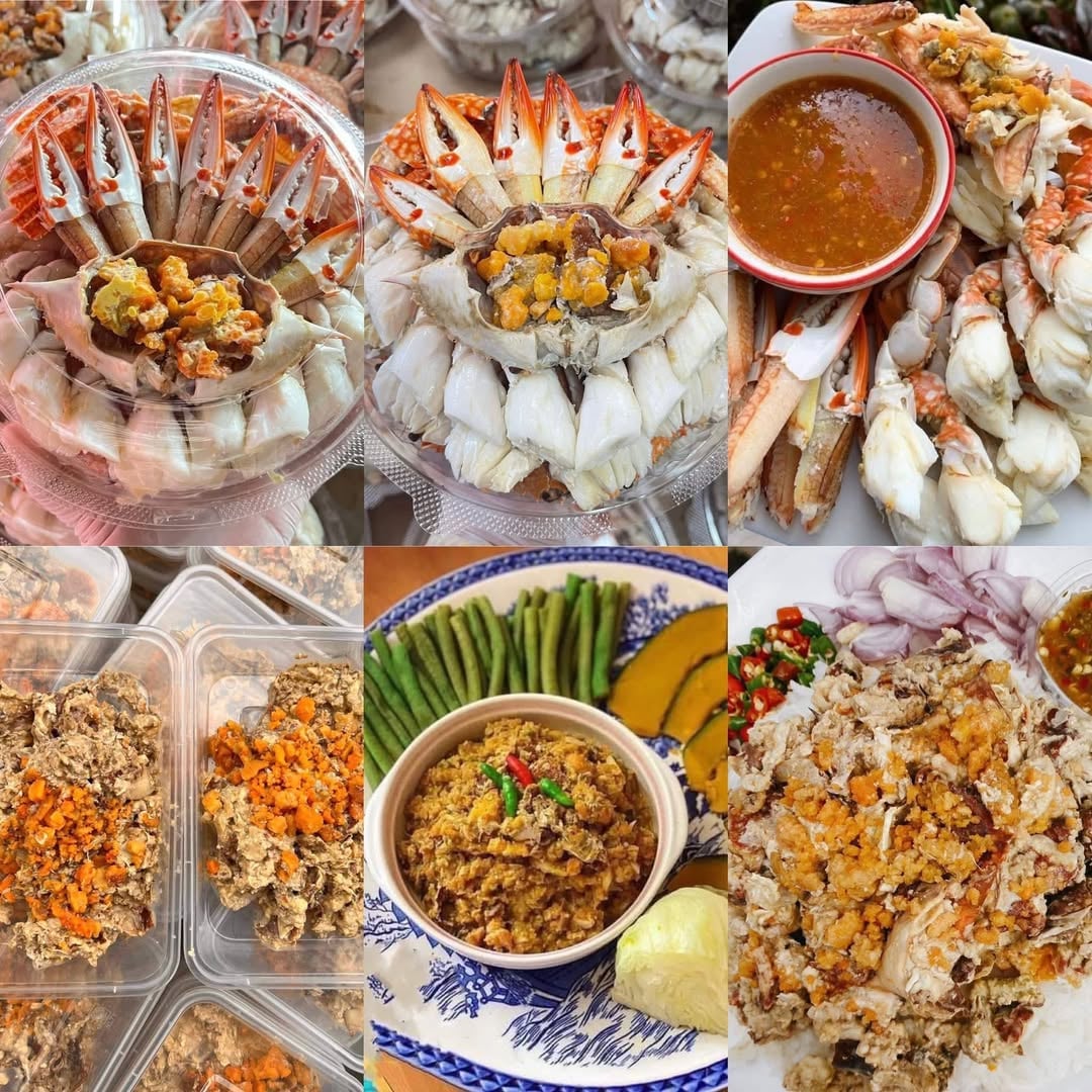 周四10月22日配送：新鲜蒸熟青蟹肉与蟹黄，免剥壳更省心