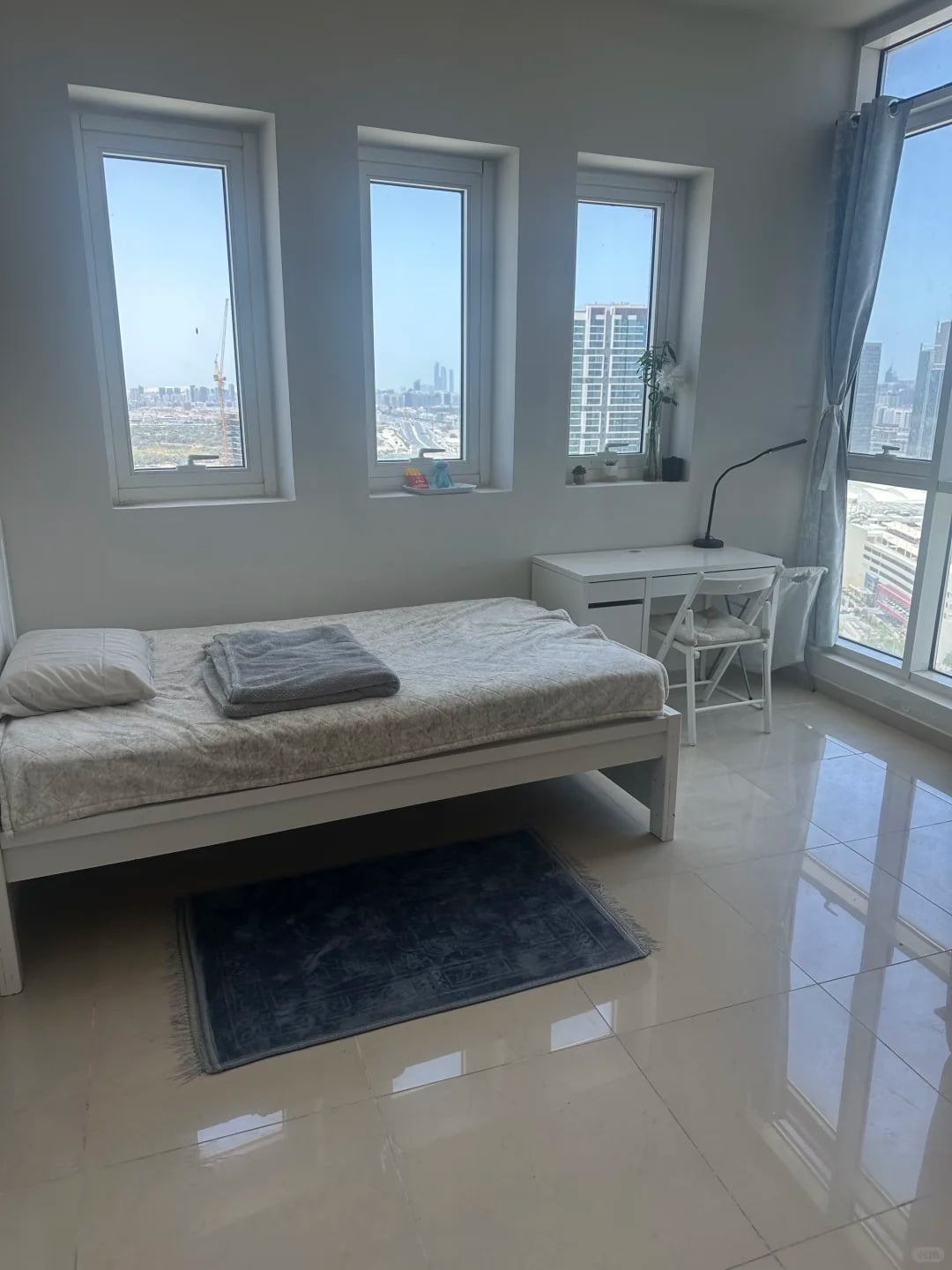 Abu Dhabi Reem Island bargain master bedroom private guard.