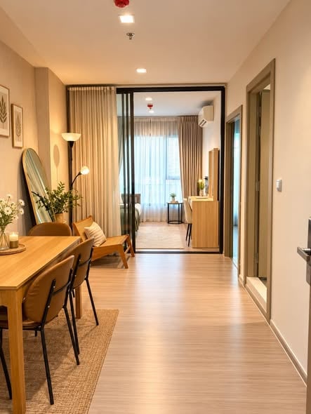 Life Asoke Rama 9公寓出租：7楼41平米精装一居，月租23000泰铢含高速WiFi