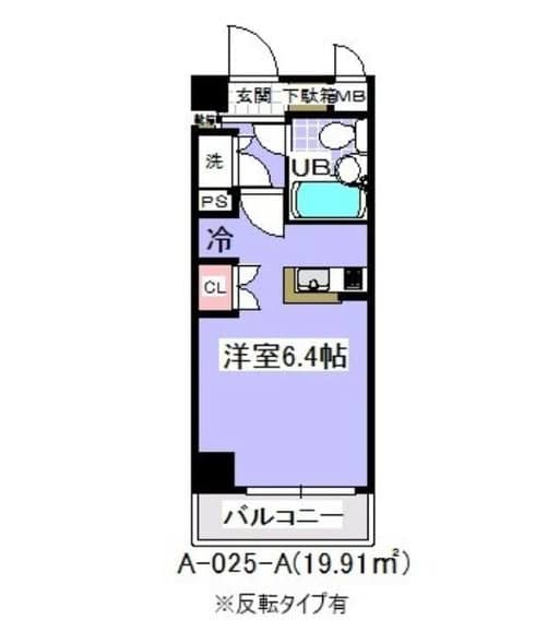 浦安站步行12分钟,19.91平米1R公寓,月租62000日元,外国人可租封面图