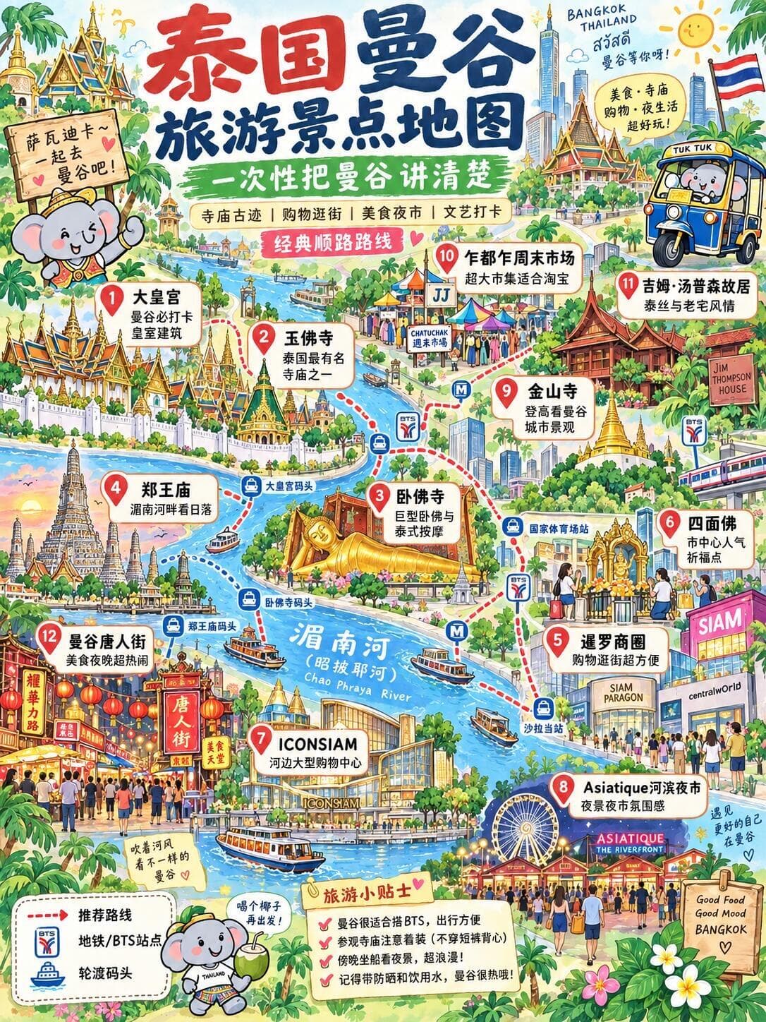免签畅游曼谷,慢玩才是精髓封面图